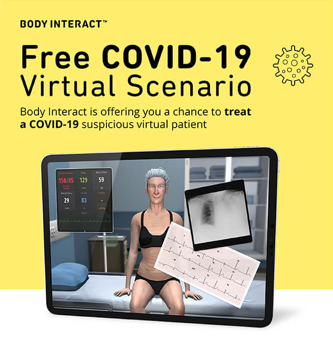 Free COVID-19 scenario with Body Interact