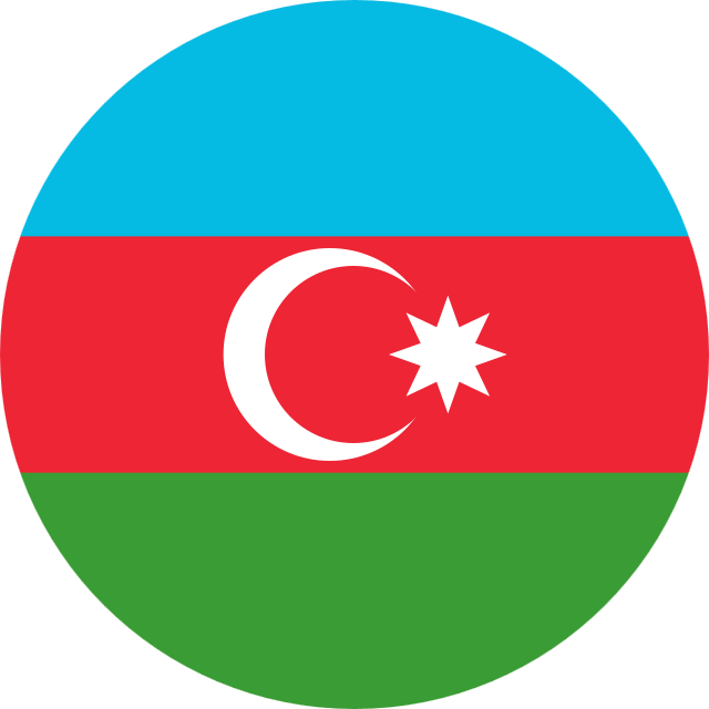 Azerbaijan Flag