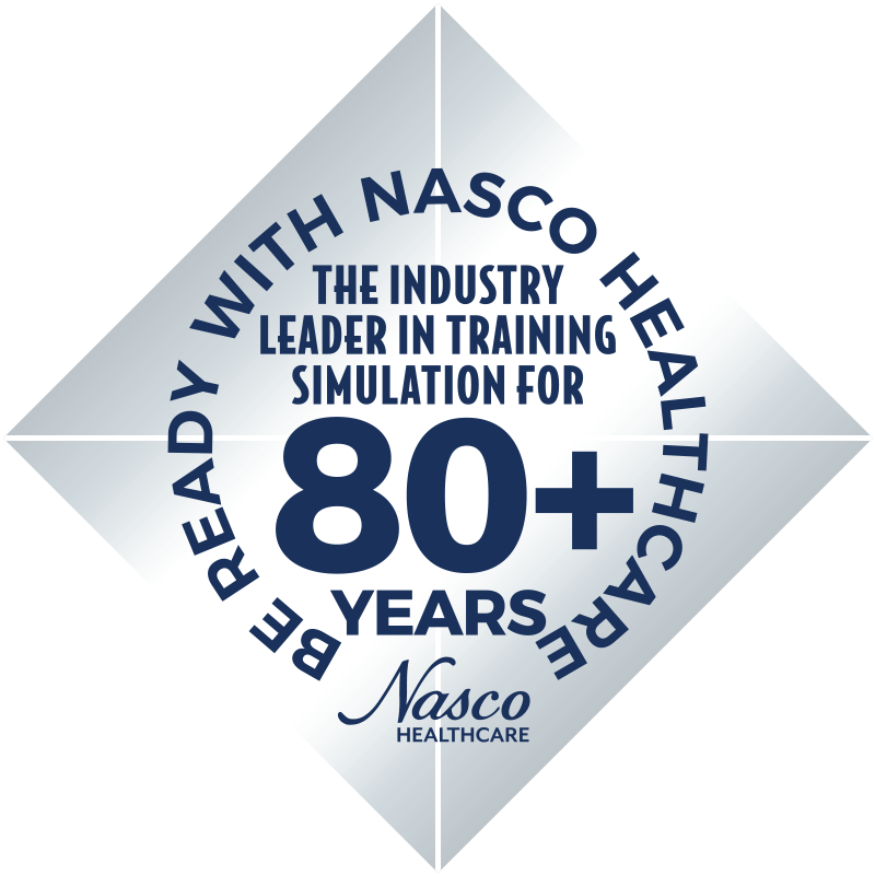 Nasco Healthcare 80+ Years seal