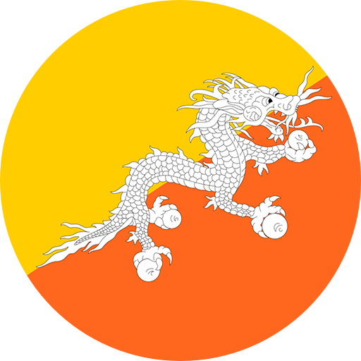 bhutan-flag-circle